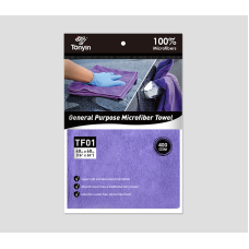 Tonyin GENERAL PURPOSE MICROFIBER TOWEL (40x60cm 400gsm) – (універсальний мікрофібровий рушник)