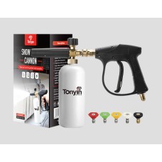 Tonyin SNOW FOAM CANNON - (Пінник з пістолетом(5 насадок(0°,15°,25°,40°,65°))