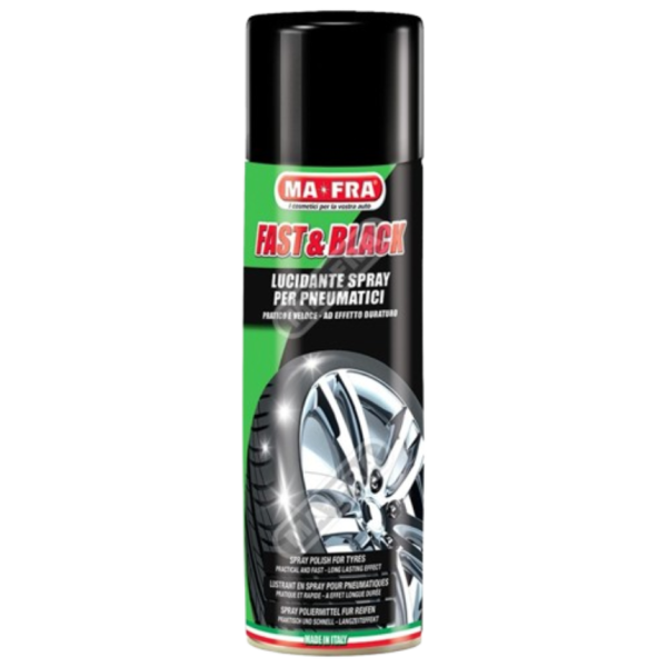 Mafra Fast & Black – спрей для чорніння шин з антистатичним ефектом
