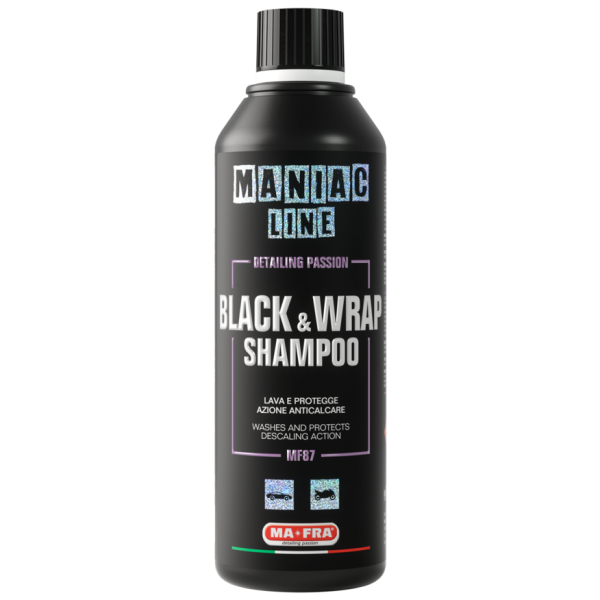 Maniac Line Black Wrap Shampoo — шампунь для чорних авто, матових і плівкових покриттів