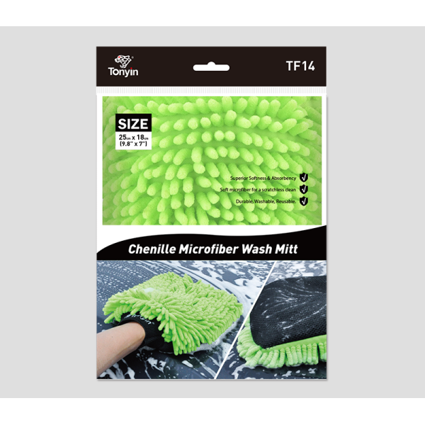 Tonyin Chenille Microfiber Wash Mitt — шинілова рукавиця для миття авто