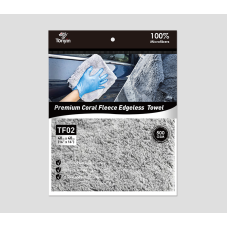 Tonyin GENERAL PURPOSE CORAL FLEECE MICROFIBER TOWEL (40x40cm 500gsm) – (універсальний рушник кораловий фліс)