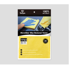 Tonyin MICROFIBER WAX REMOVAL TOWEL (40x40cm 380gsm) – (мікрофібровий рушник для видалення воску)