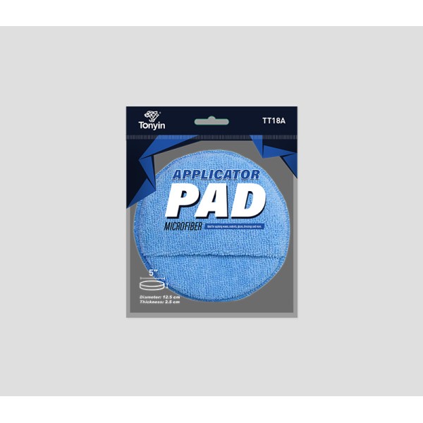 Аплікатор із мікрофібри - Tonyin microfiber pad Blue (12.5 см/ 2.5 см)