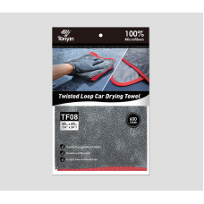 Tonyin TWISTED LOOP CAR DRYING TOWEL (40x60cm 600gsm) – (мікрофібровий рушник для сушіння авто з крученими петлями)